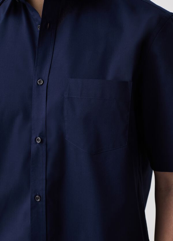 Ovs Camicia A Maniche Corte Regular Fit Con Tasca