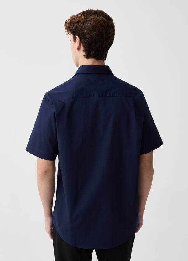 Ovs Camicia A Maniche Corte Regular Fit Con Tasca