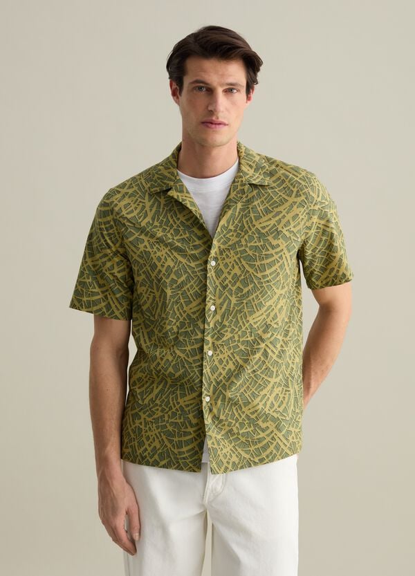 Ovs Camicia A Maniche Corte Stampa Geometrica