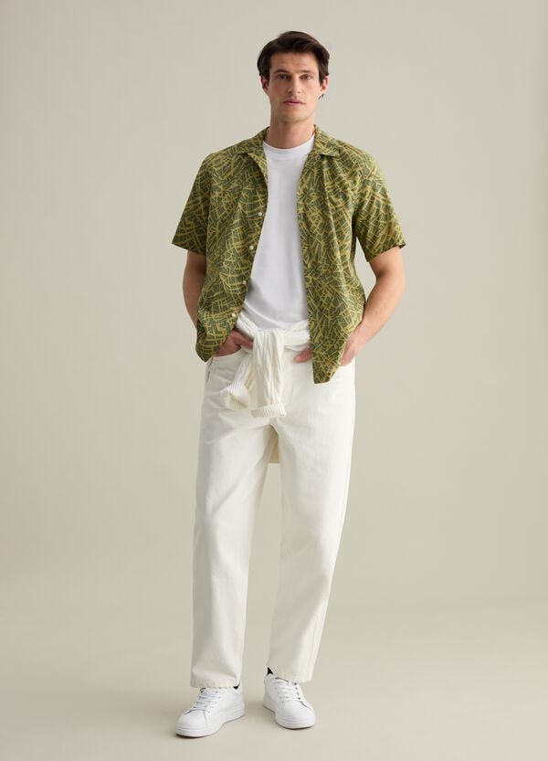 Ovs Camicia a maniche corte stampa geometrica
