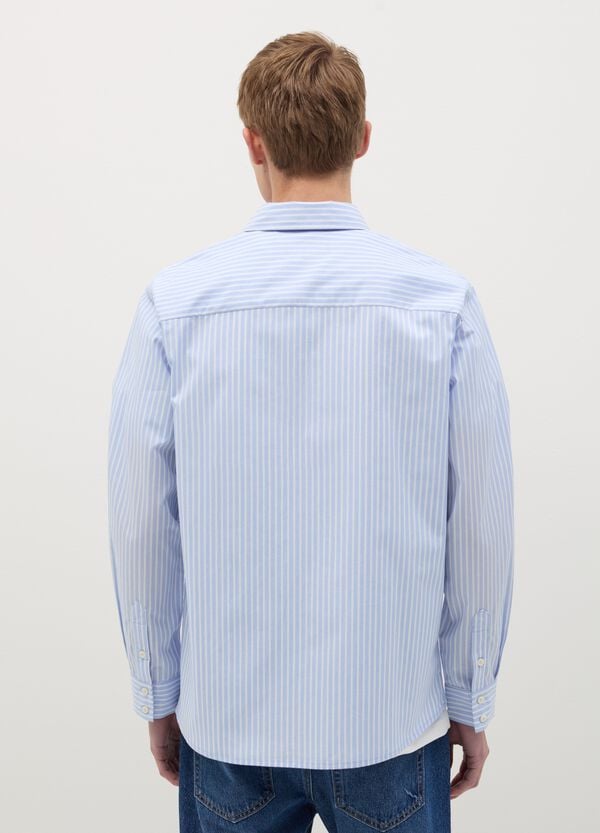 Ovs Camicia A Righe Con Tasca