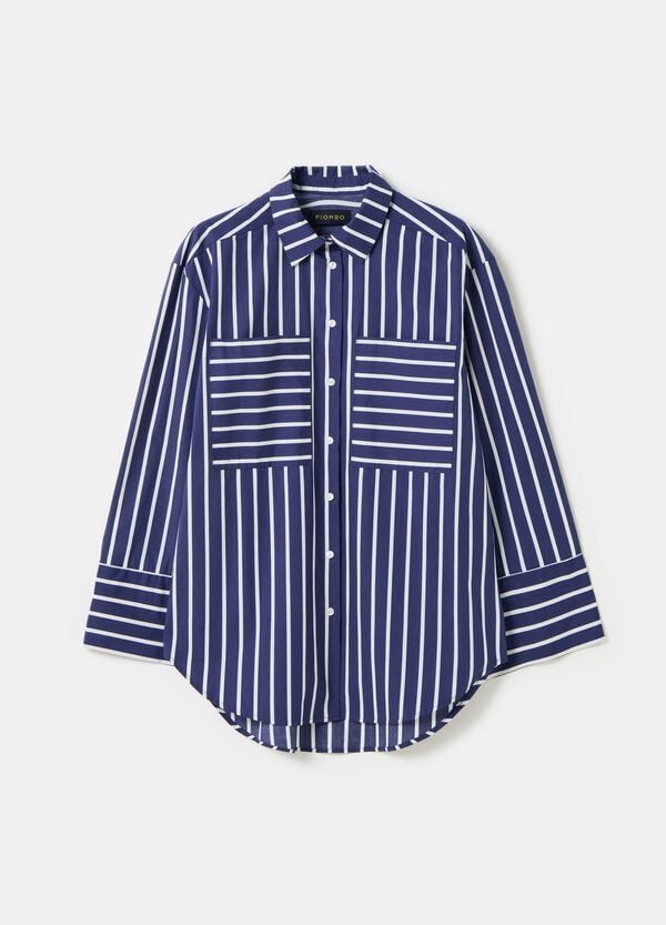 Ovs Camicia A Righe Con Tasche