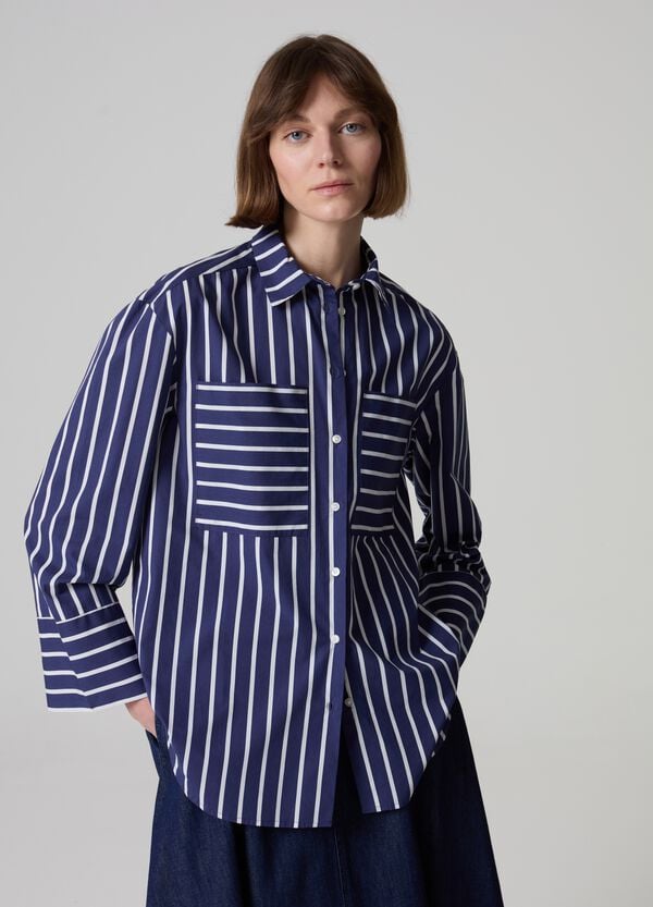 Ovs Camicia a righe con tasche