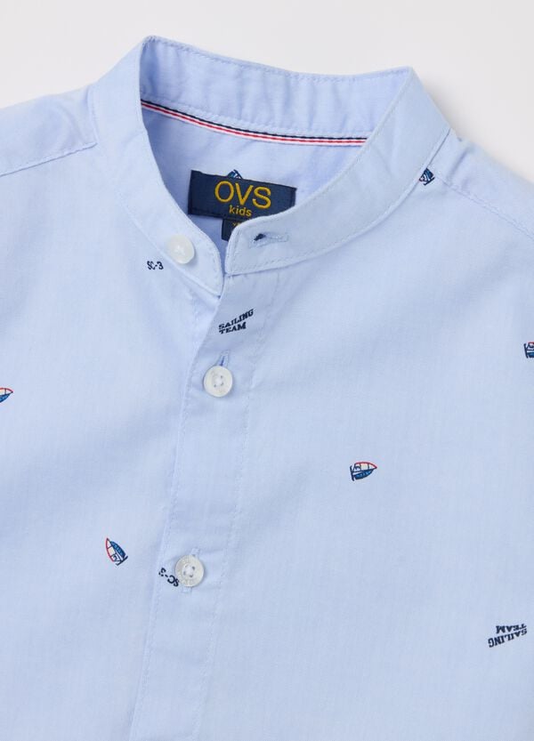 Ovs Camicia Alla Coreana Con Stampa Barche A Vela