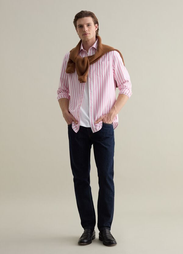 Ovs Camicia button-down a righe con tasca