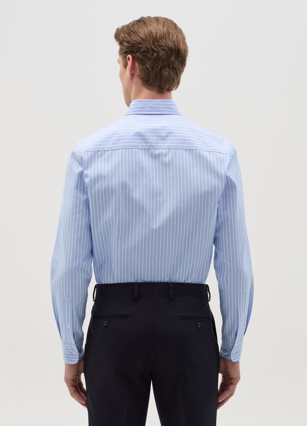 Ovs Camicia Button-down A Righe Easy Iron