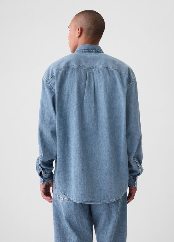 Ovs Camicia Button-down In Denim