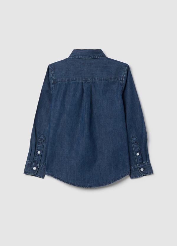 Ovs Camicia Button-down In Denim