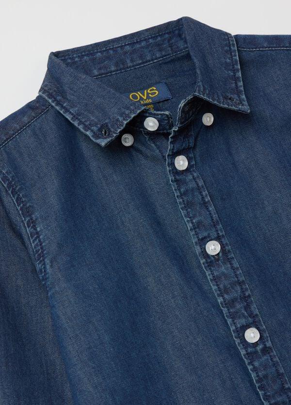 Ovs Camicia Button-down In Denim