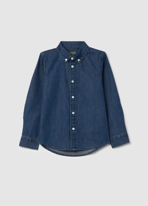 Ovs Camicia button-down in denim