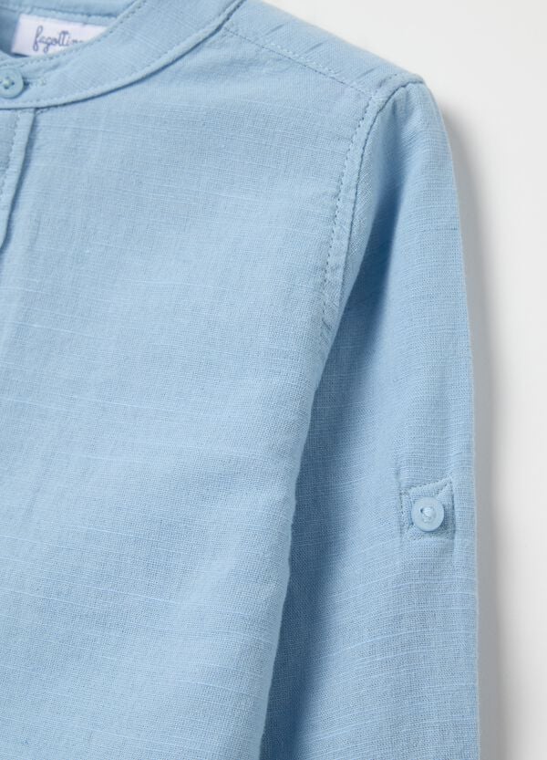 Ovs Camicia Con Colletto Alla Coreana