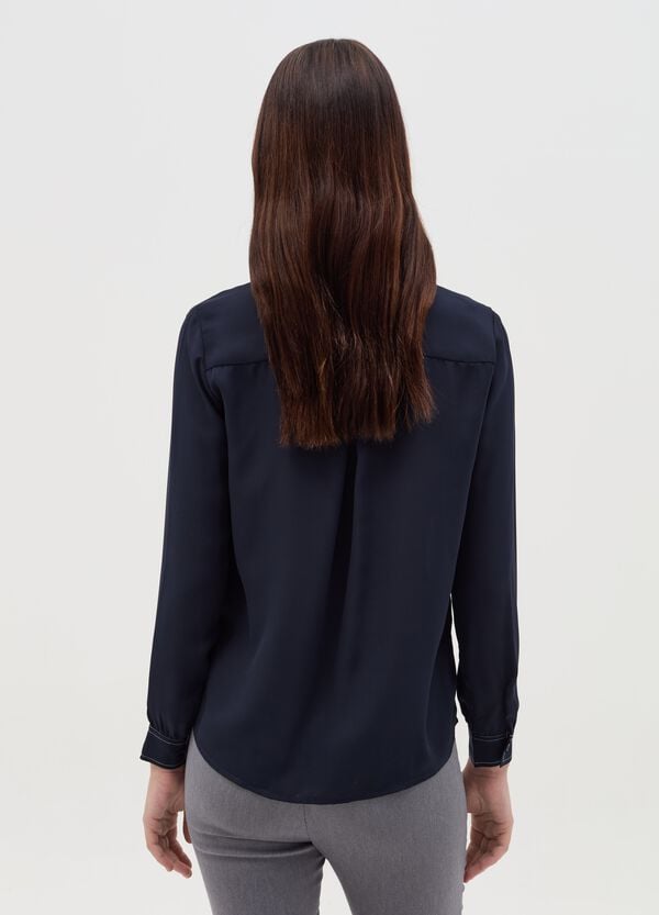 Ovs Camicia Con Cuciture A Contrasto