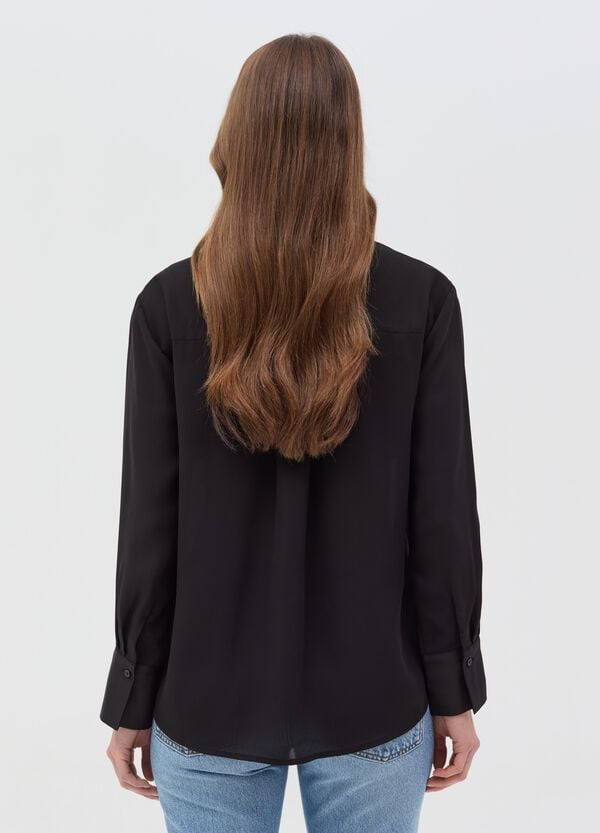 Ovs Camicia Con Dettagli In Satin