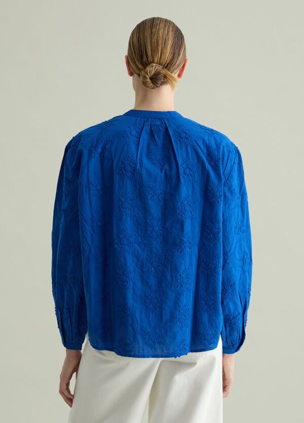 Ovs Camicia Con Ricamo Floreale All-over