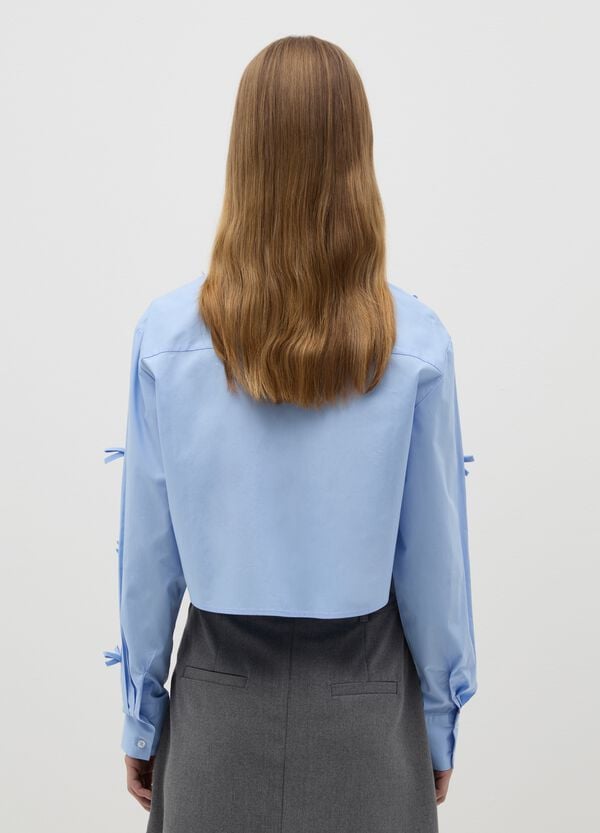 Ovs Camicia Crop In Cotone