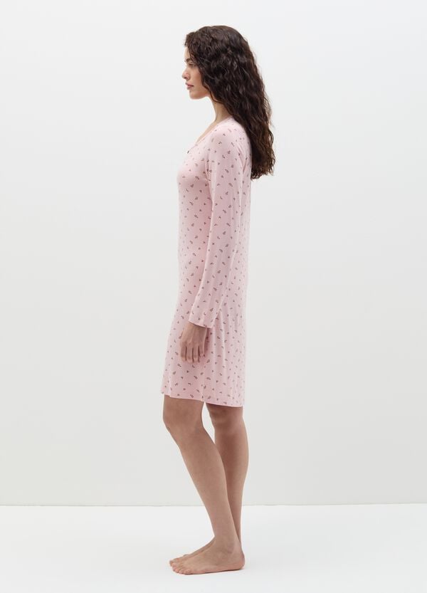 Ovs Camicia Da Notte Con Scollo Serafino