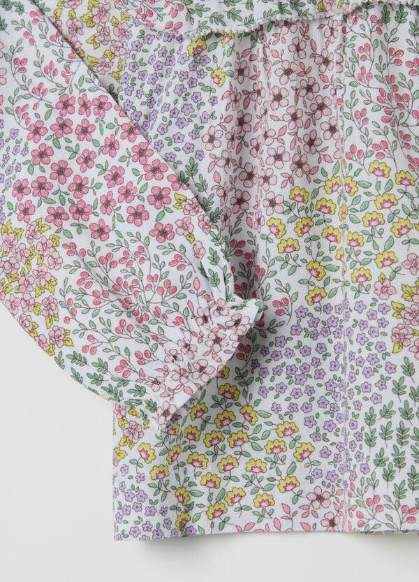 Ovs Camicia Floreale Con Rouches