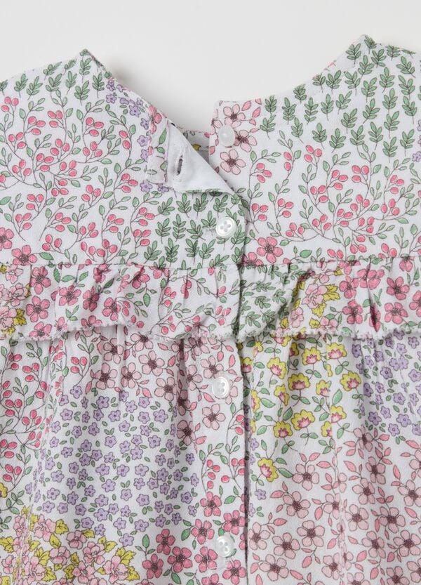 Ovs Camicia Floreale Con Rouches