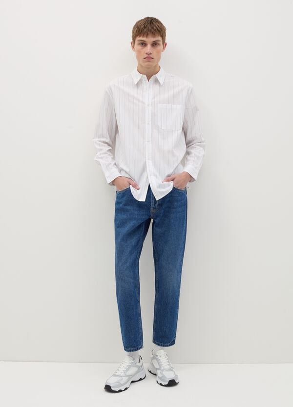 Ovs Camicia gessata con tasca