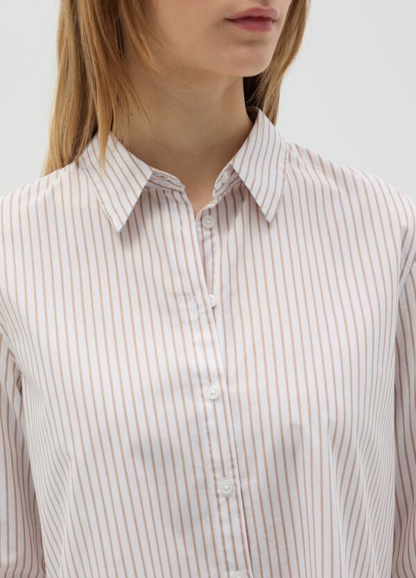 Ovs Camicia In Cotone A Righe