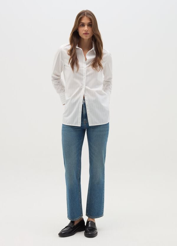 Ovs Camicia In Cotone A Righe