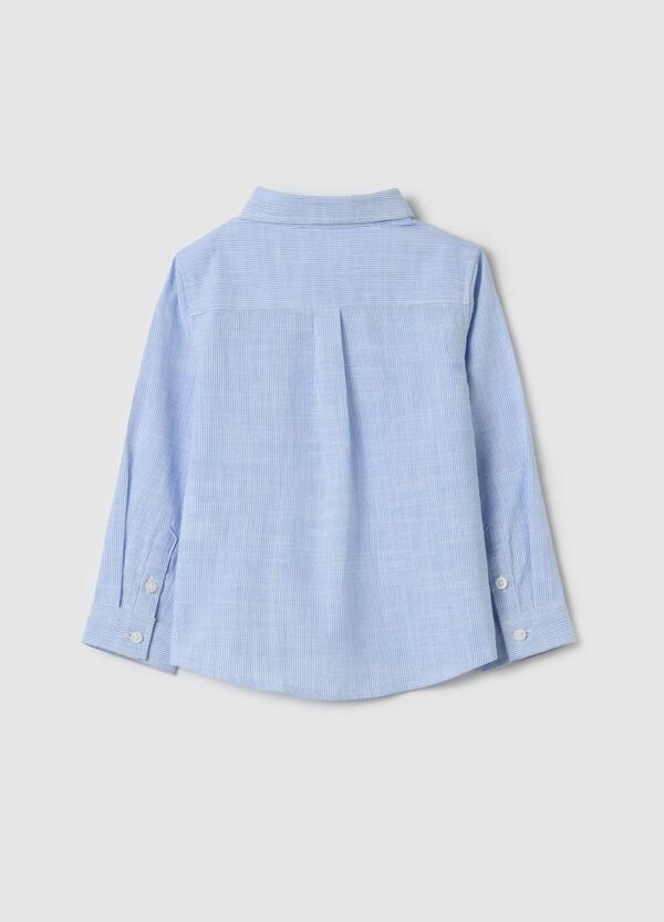 Ovs Camicia In Cotone A Righe Con Tasca