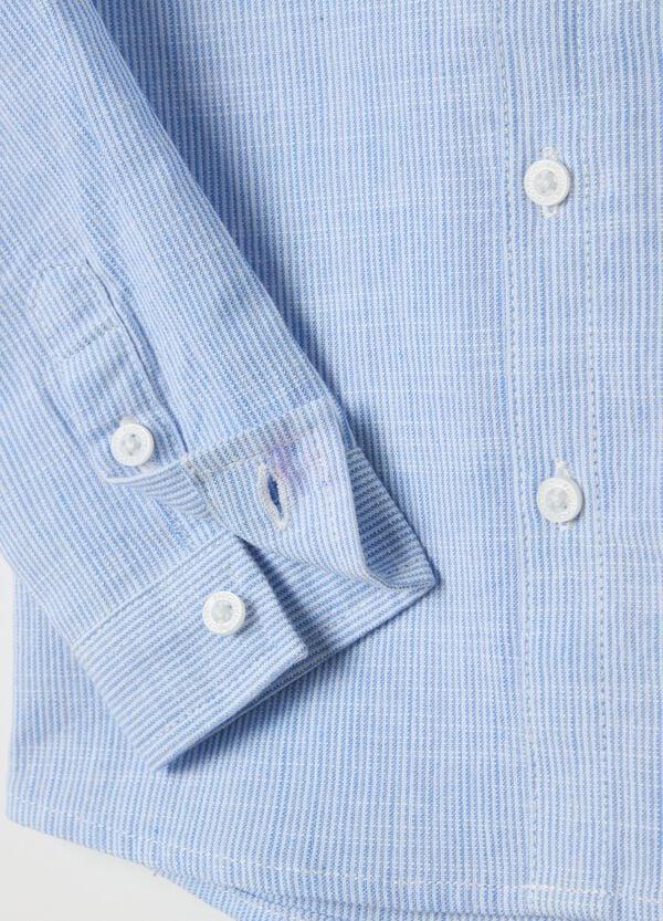 Ovs Camicia In Cotone A Righe Con Tasca
