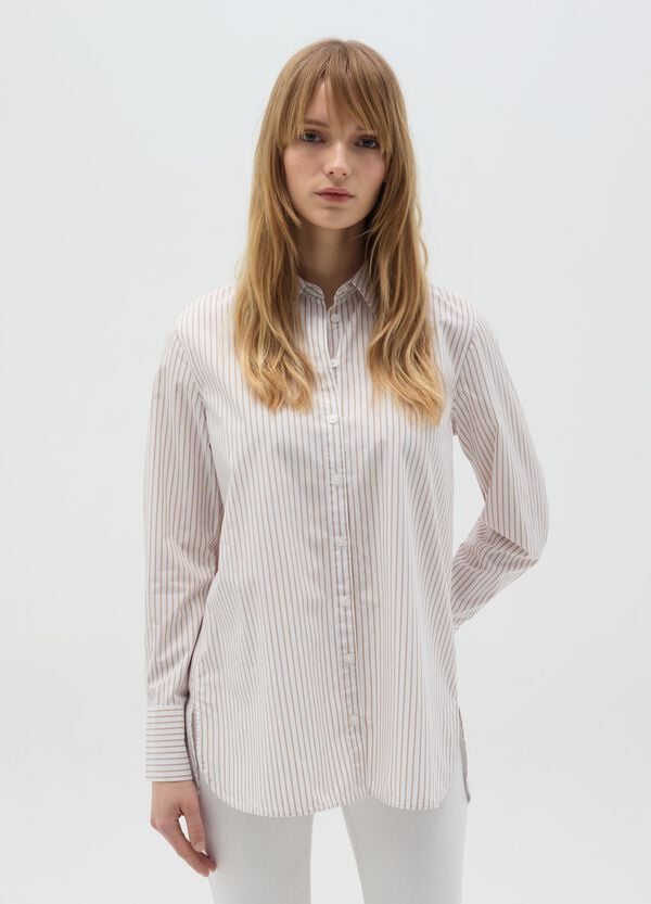 Ovs Camicia in cotone a righe