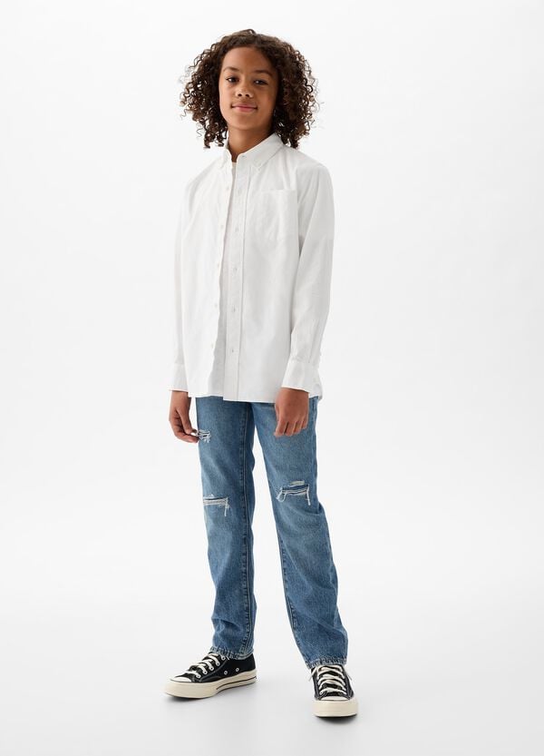 Ovs Camicia In Cotone Bio Con Tasca