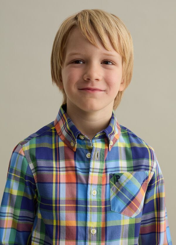 Ovs Camicia In Cotone Con Fantasia Check