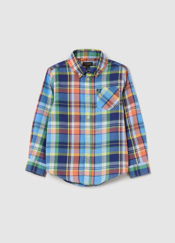 Ovs Camicia In Cotone Con Fantasia Check