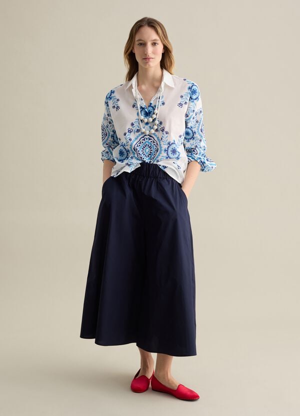 Ovs Camicia in cotone con motivo etnico