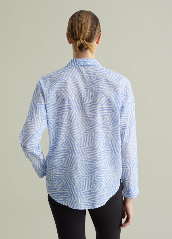 Ovs Camicia In Cotone Con Stampa Fantasia