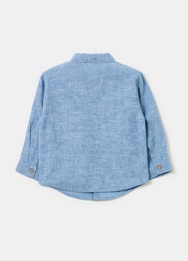 Ovs Camicia In Cotone E Lino