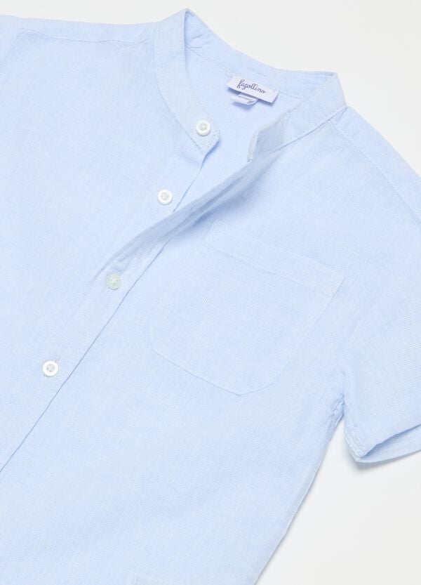 Ovs Camicia In Cotone E Lino
