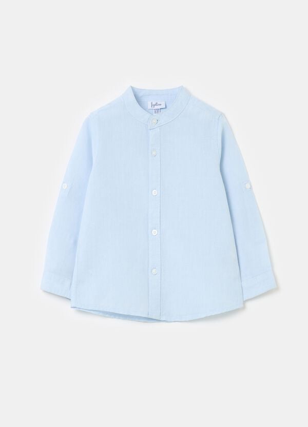 Ovs Camicia in cotone e lino