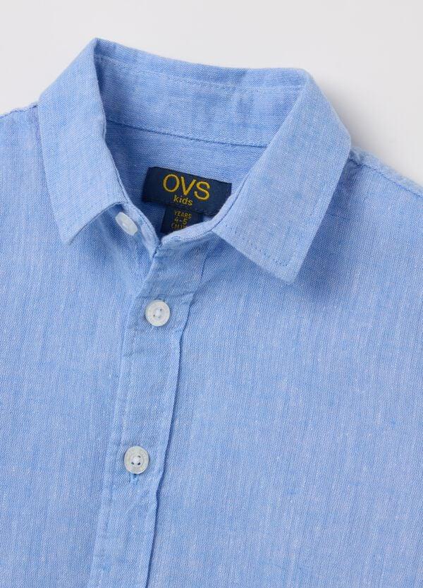 Ovs Camicia In Cotone E Lino