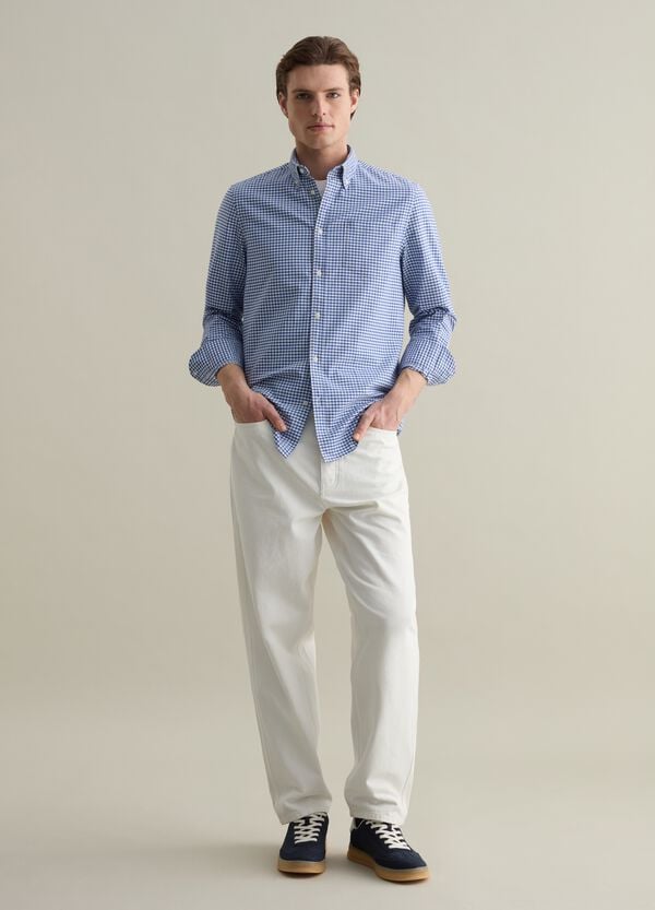 Ovs Camicia in cotone oxford a quadretti