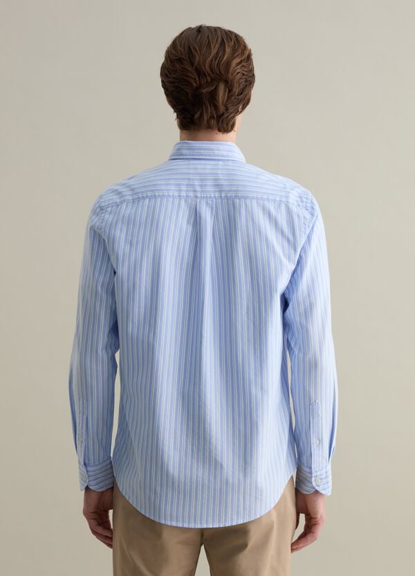 Ovs Camicia In Cotone Oxford A Righe