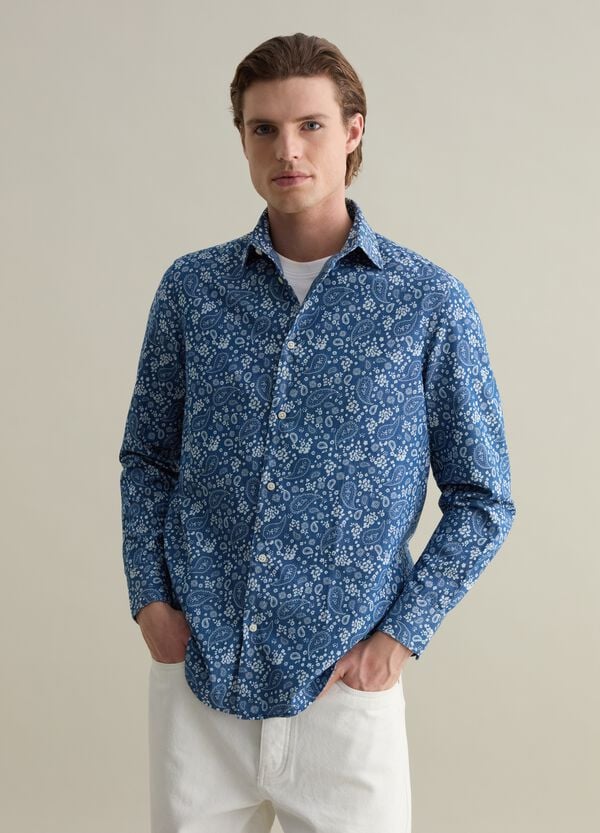Ovs Camicia In Cotone Stampa Paisley