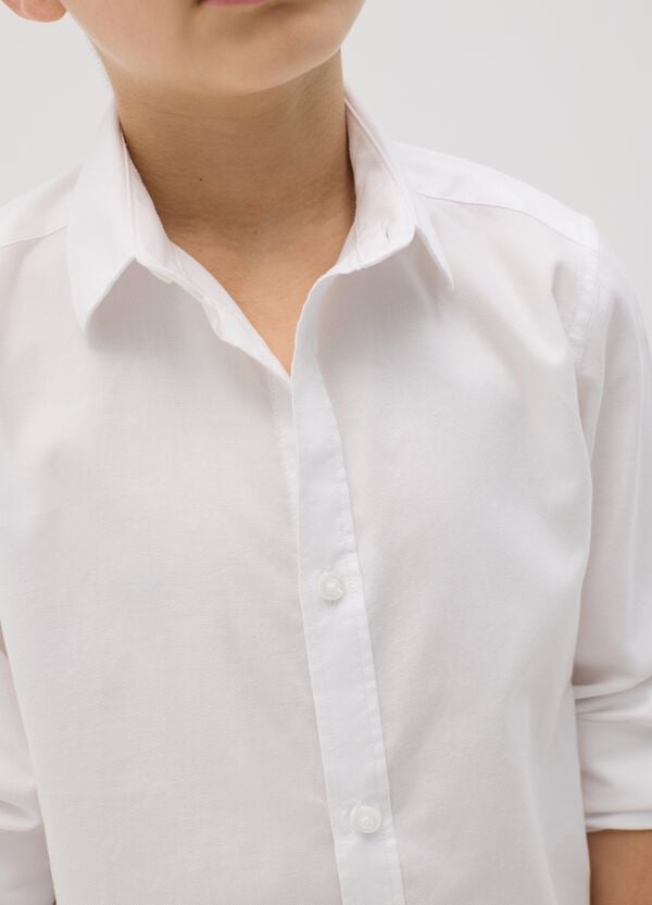 Ovs Camicia In Cotone Tinta Unita