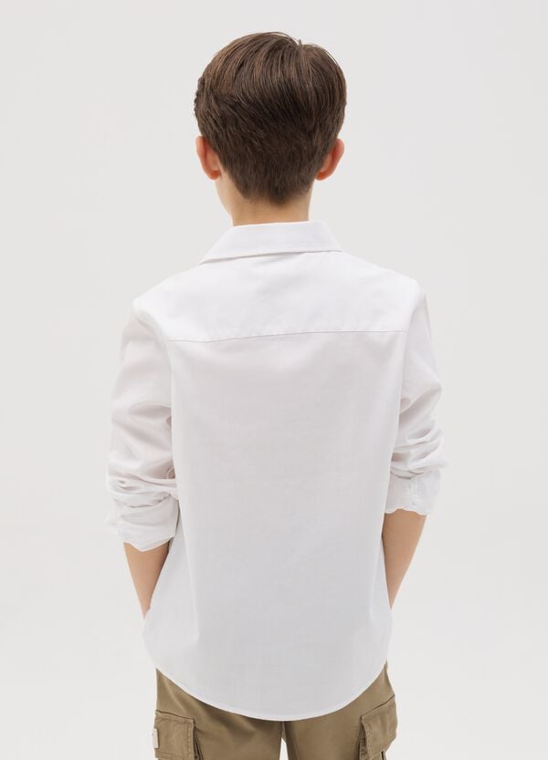 Ovs Camicia In Cotone Tinta Unita