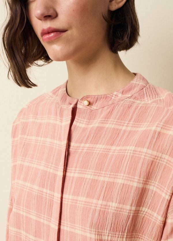 Ovs Camicia In Crêpe Fantasia Check