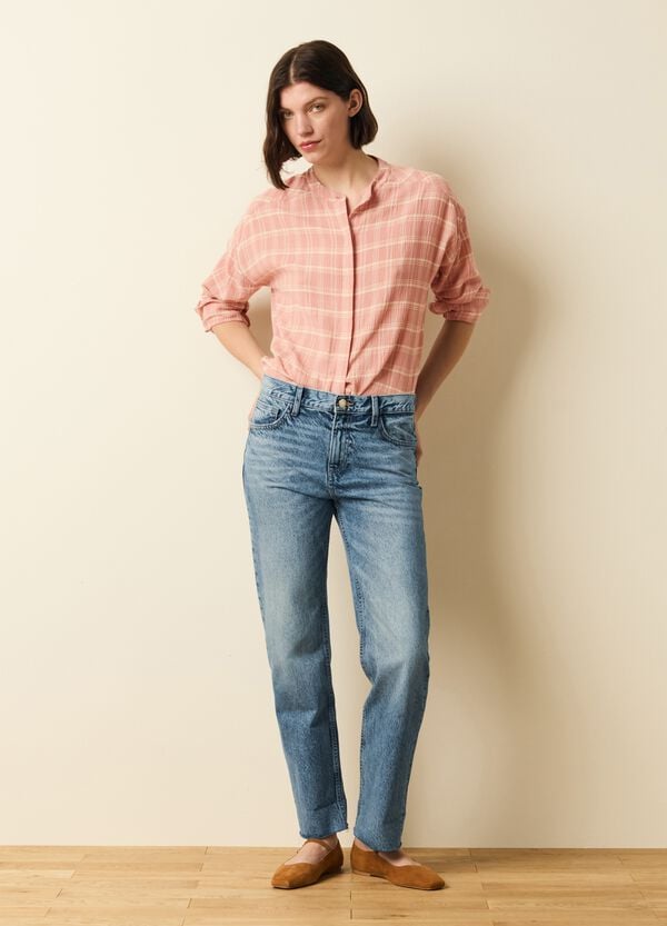 Ovs Camicia in crêpe fantasia check