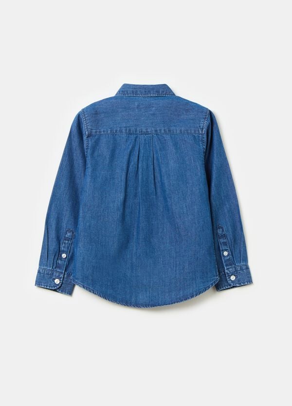 Ovs Camicia In Denim Button-down