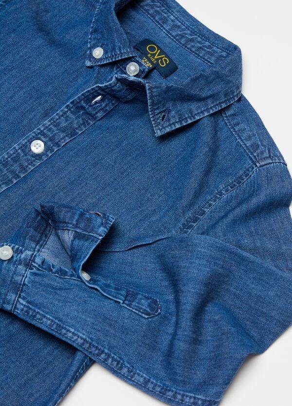Ovs Camicia In Denim Button-down