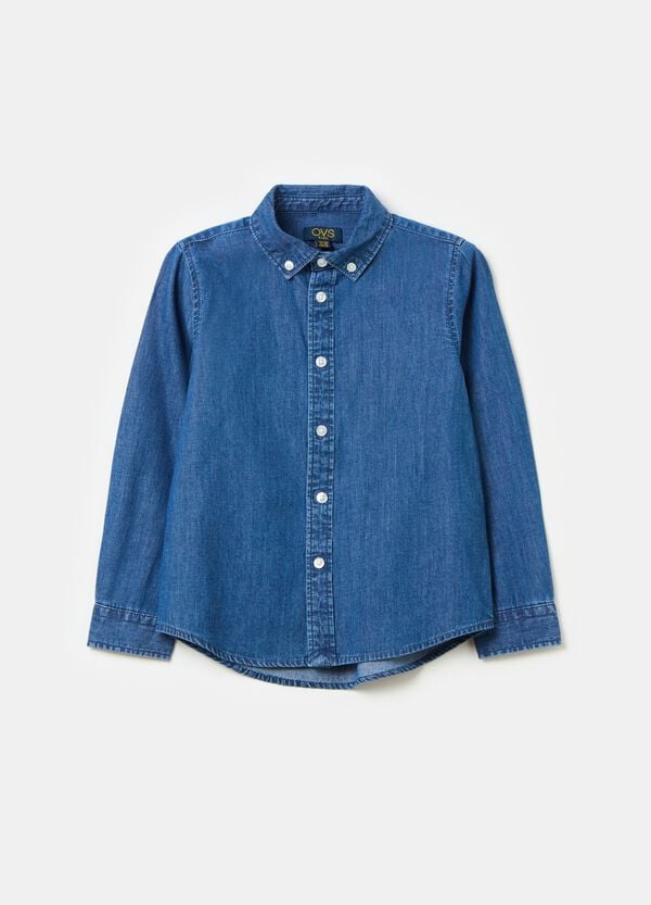 Ovs Camicia in denim button-down