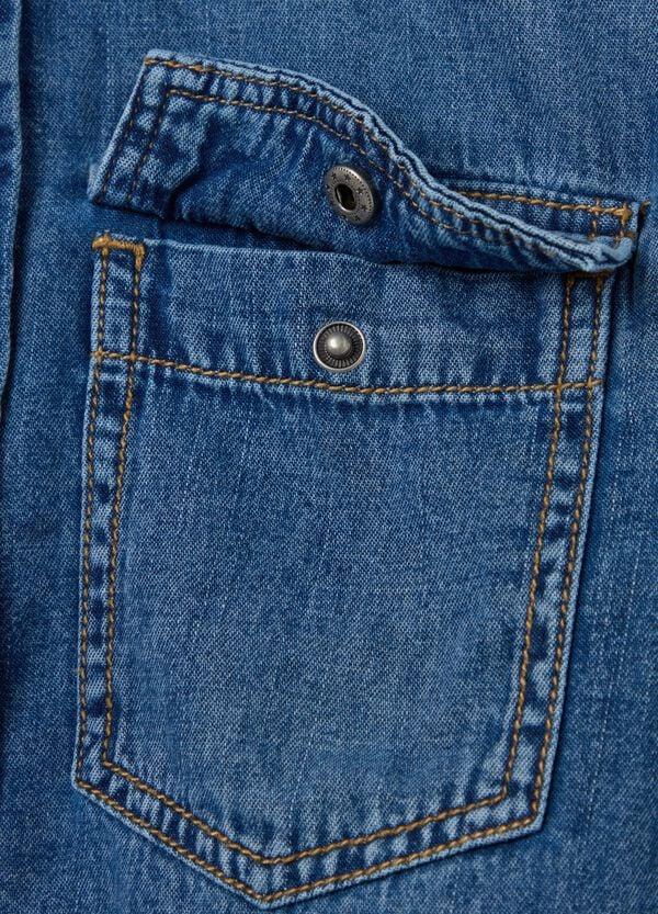 Ovs Camicia In Denim Con Tasche