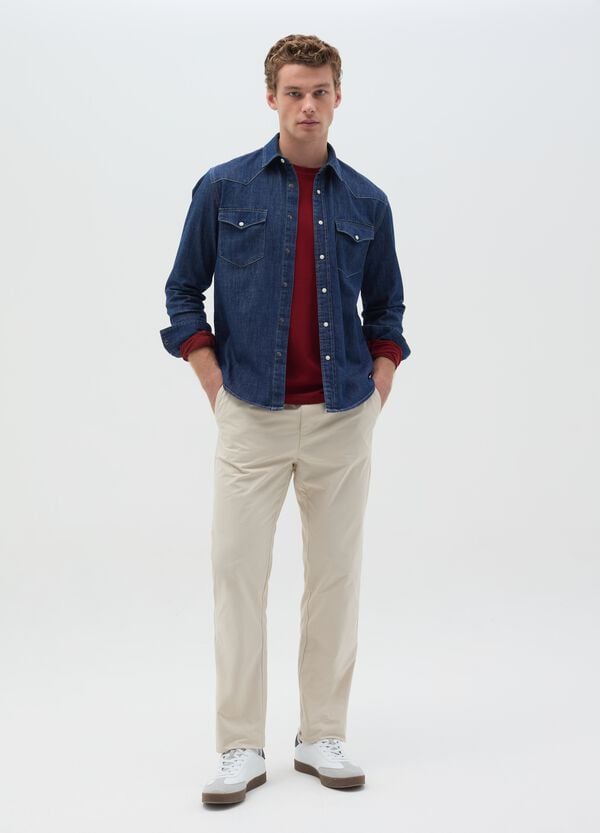 Ovs Camicia in denim con tasche