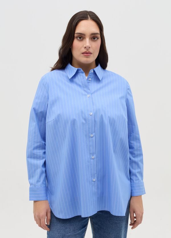 Ovs Camicia In Fantasia A Righe Curvy MYA